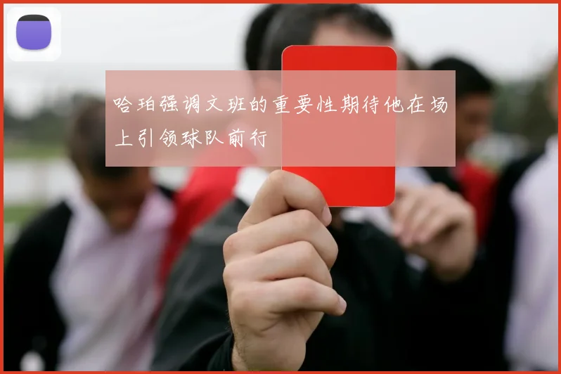 哈珀强调文班的重要性期待他在场上引领球队前行
